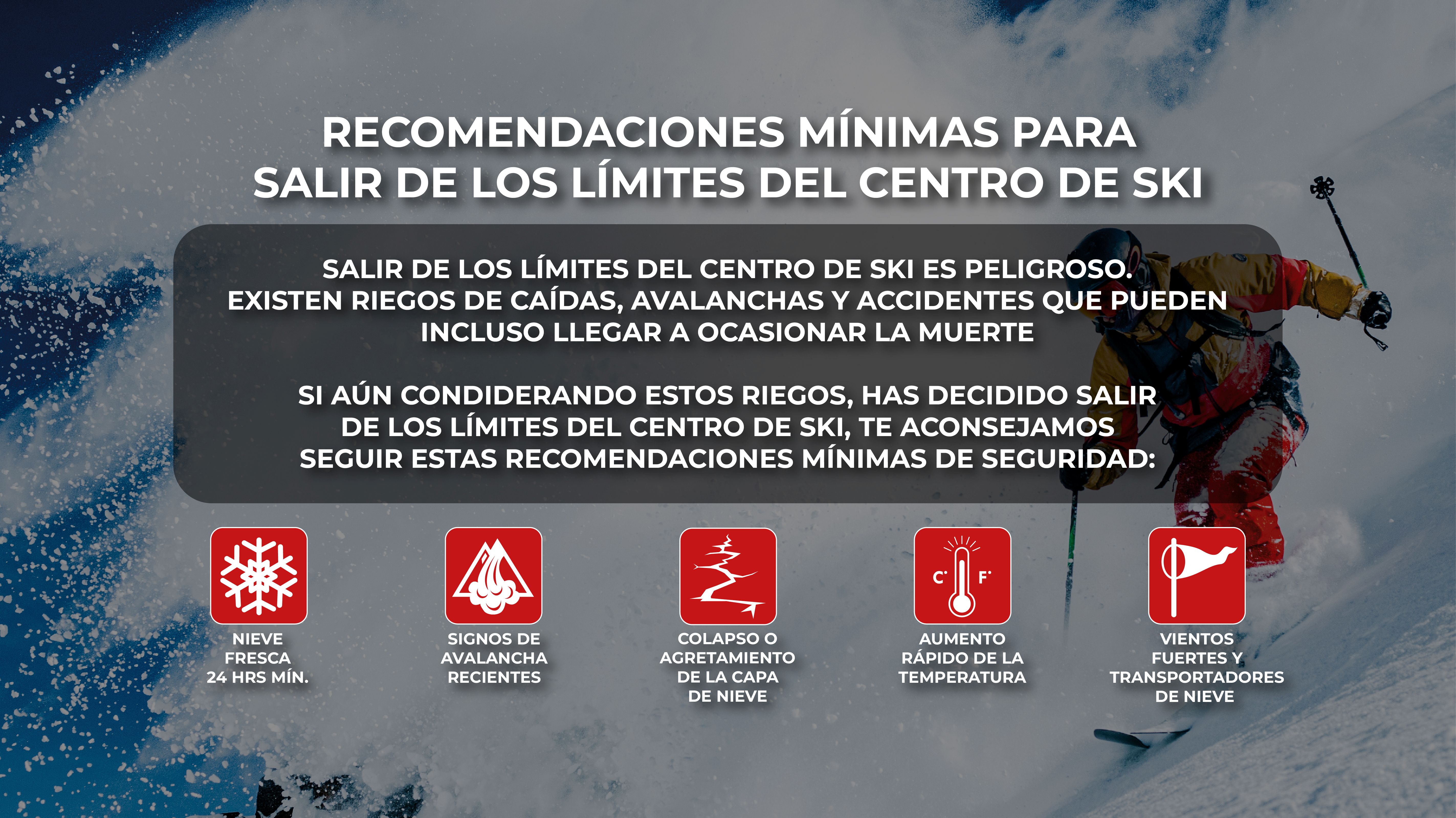 Esquía seguro
